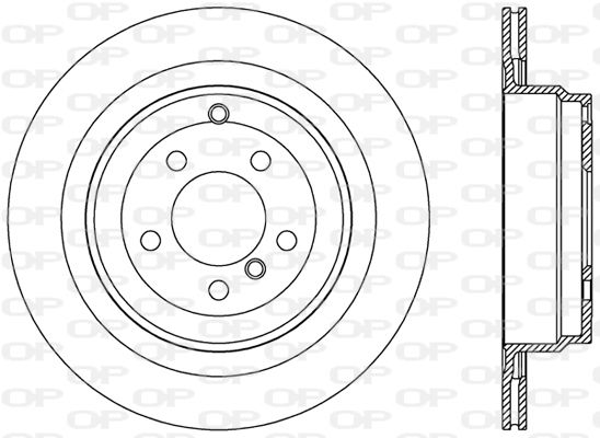 OPEN PARTS Тормозной диск BDR2506.20